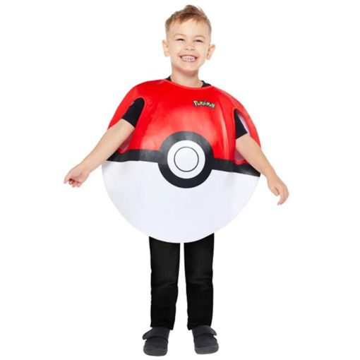 Picture of POKEBALL TABARD COSTUME - 8-12 YEARS